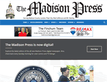 Tablet Screenshot of madison-press.com